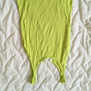 Forever 21 lime tanktop.